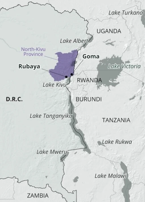 burundi on world map