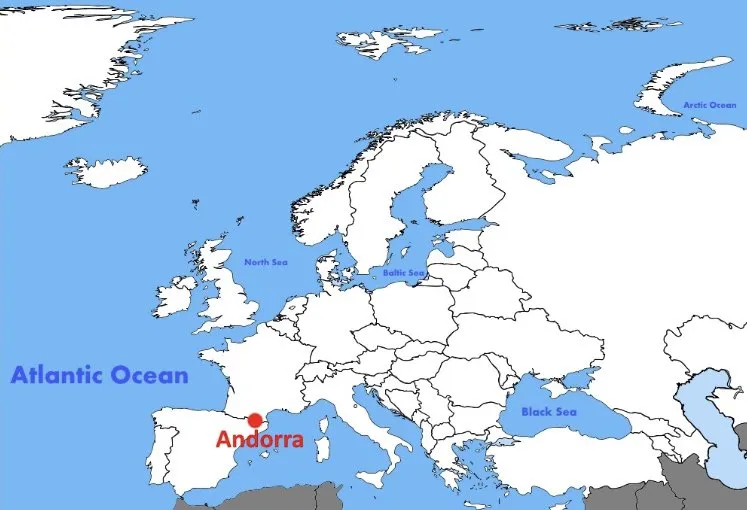 Andorra map
