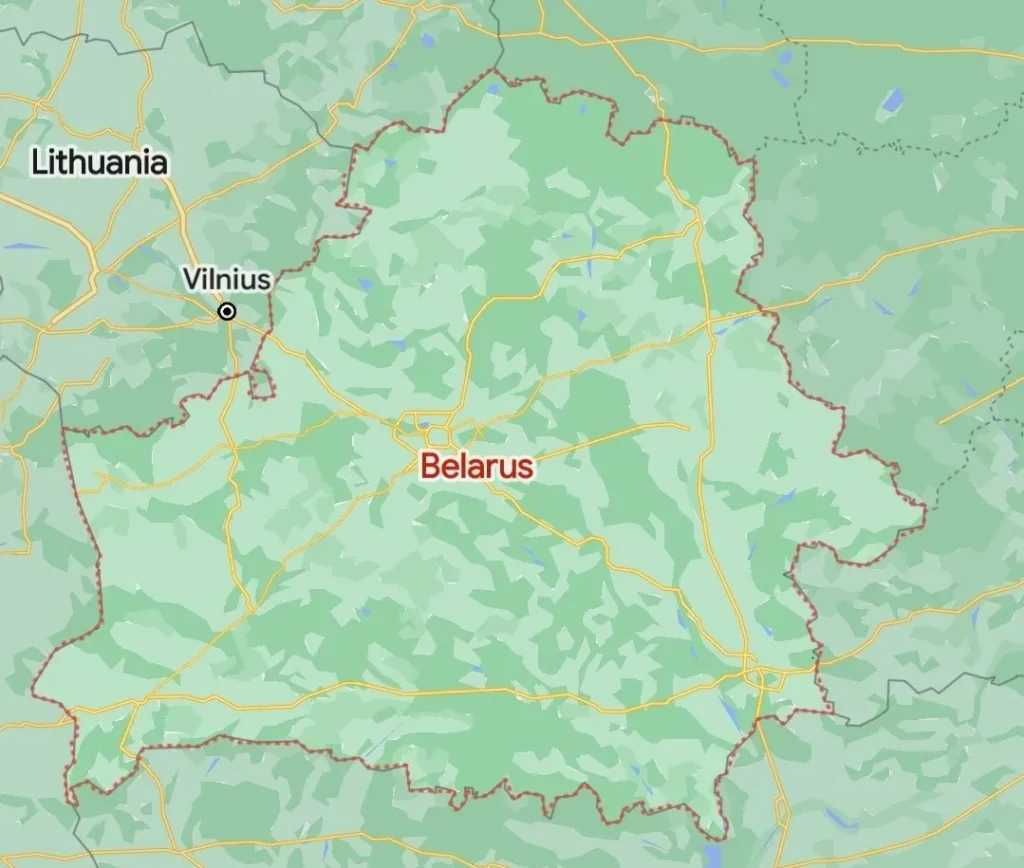 Belarus map