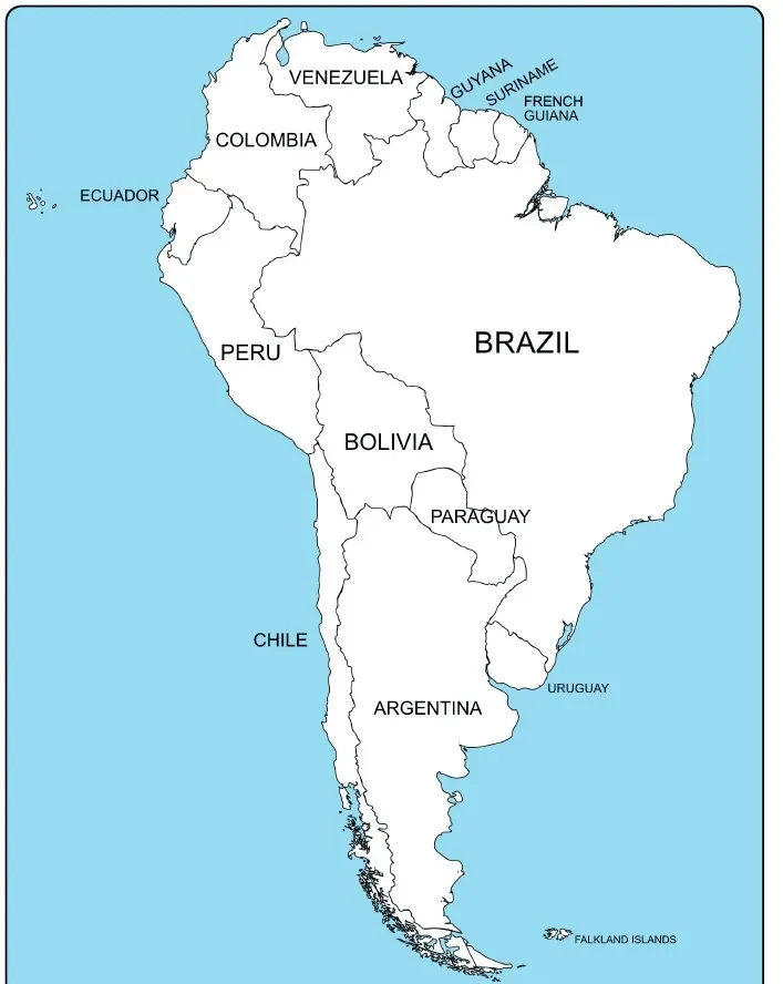 Chile map