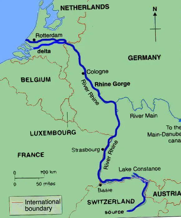 Luxembourg map