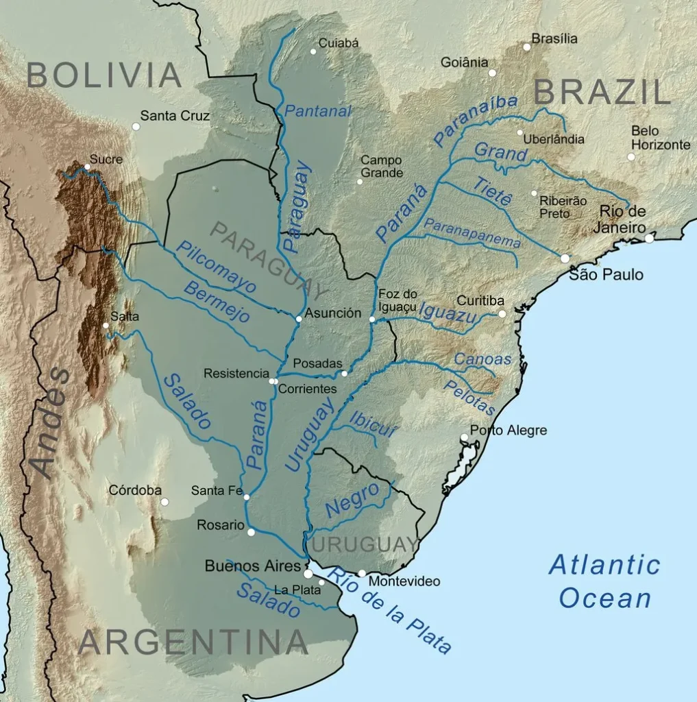 Paraguay map