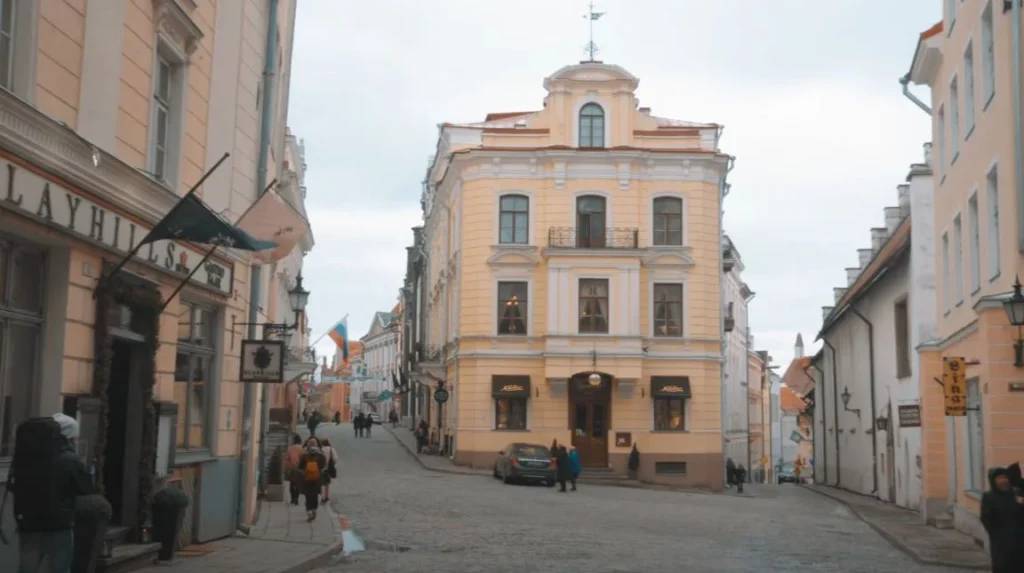 Pastel building