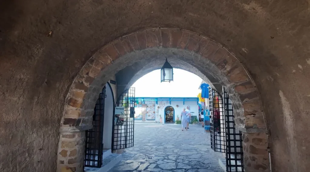 Stone archway entrance