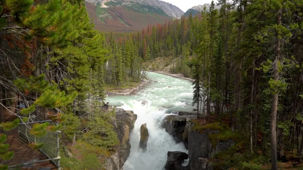 Sun water fall