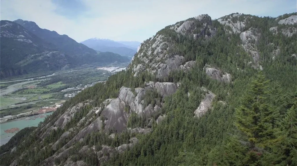 aerial mountain