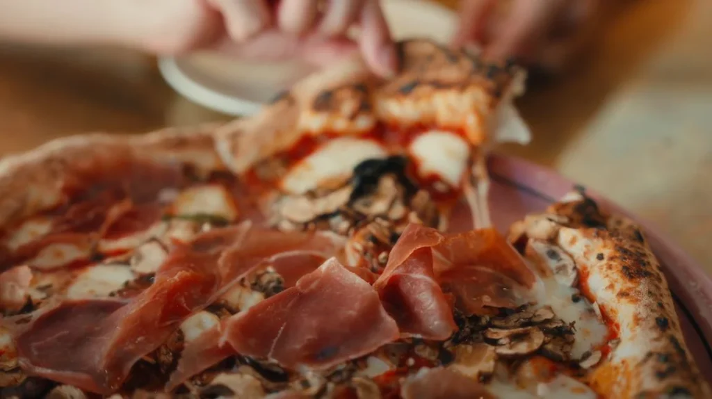 pizza with prosciutto