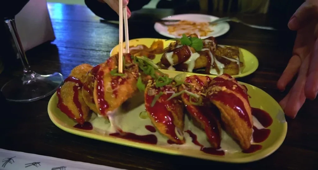 fancy plated food