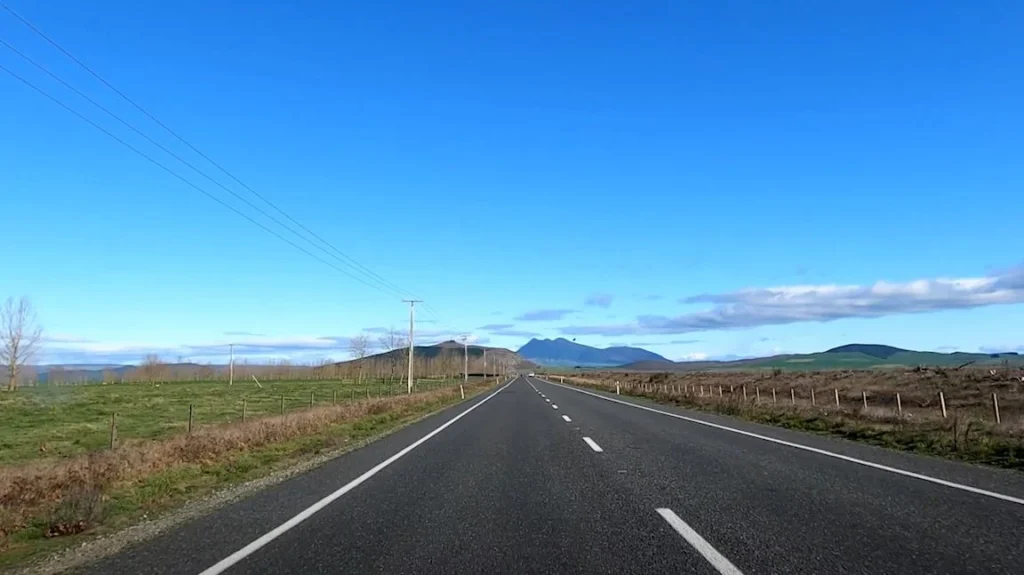 road with mountains