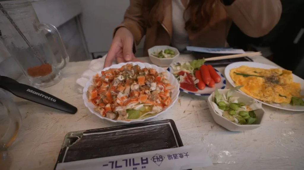 the restaurant meal