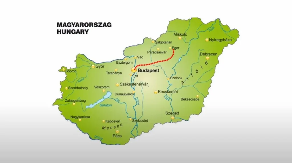From budapest to eger