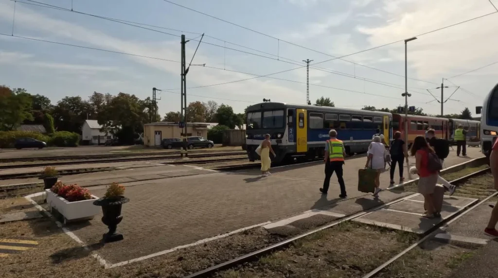 Getting on the train
