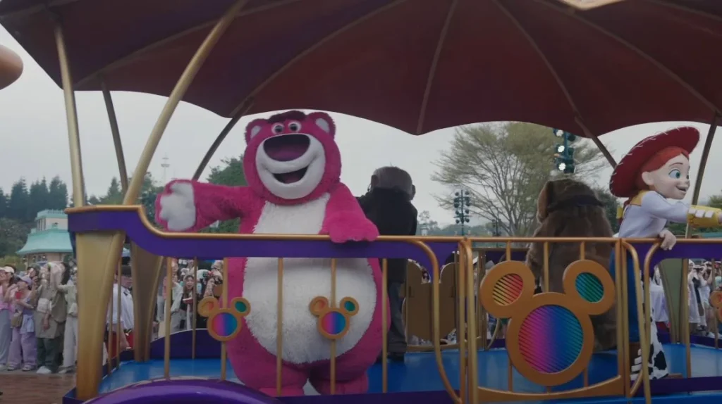 Having fun at disney