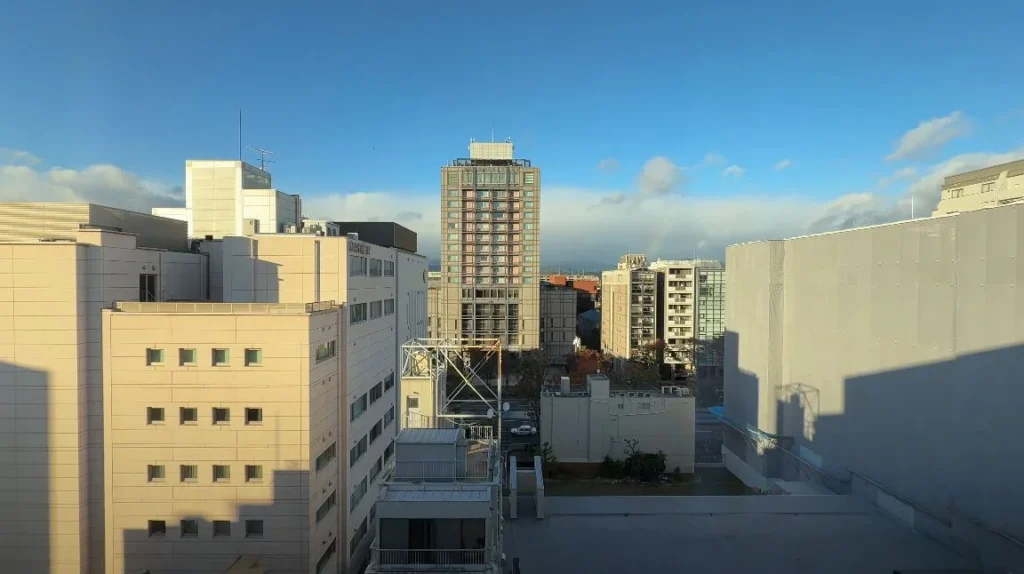 View from hotel room