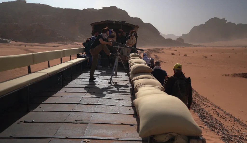 Jordan Train in the desert