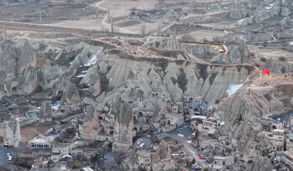 Cappadocia cave dwellings and rock formations