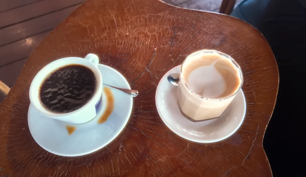 Coffee on top of mountain