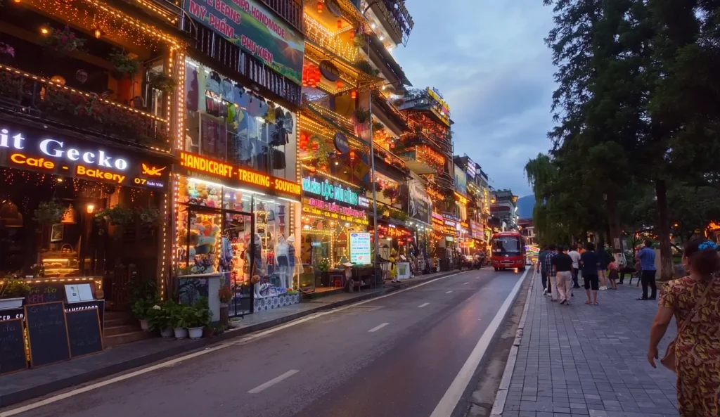 Sapa  city food street