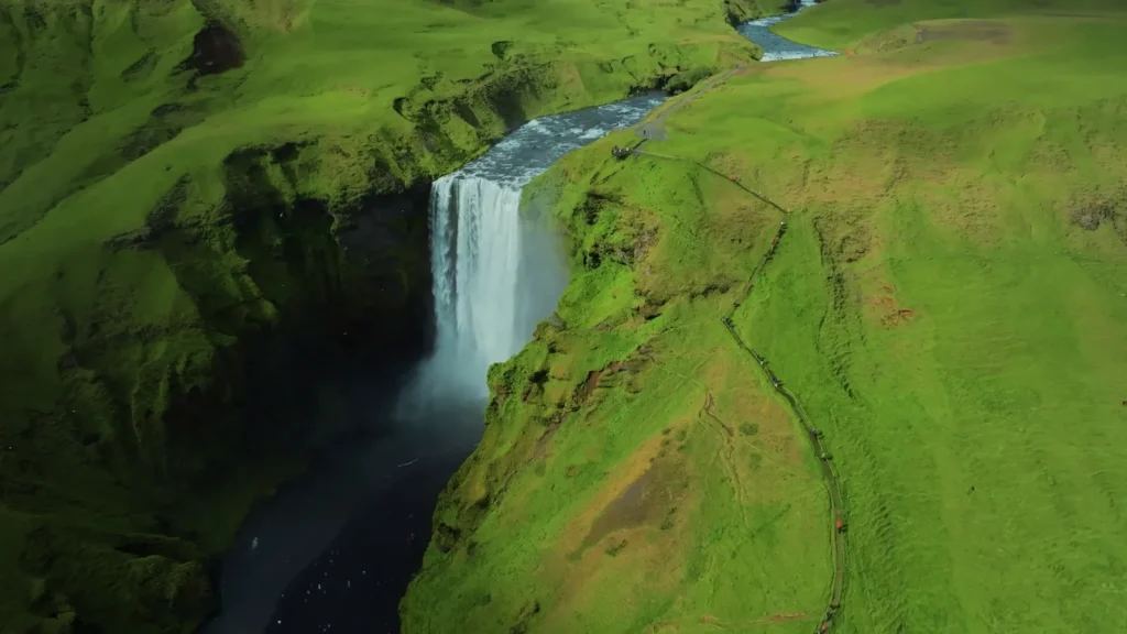 Skógafoss waterfall