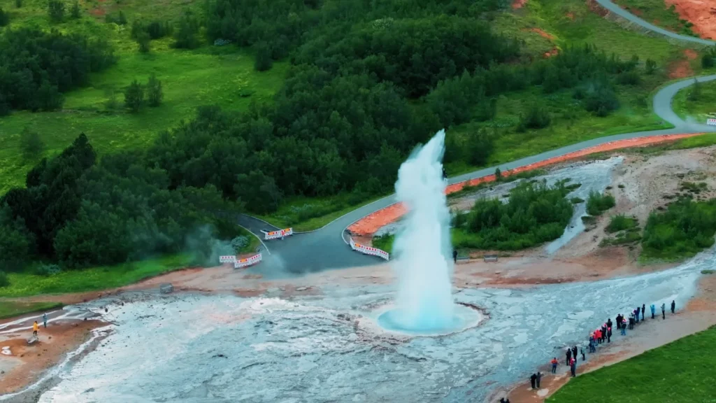 Strokkur Geyser erupting