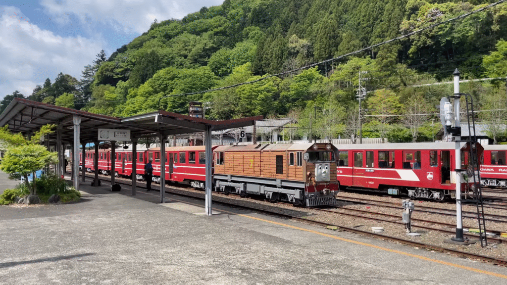 terminus station of the Oigawa Railway