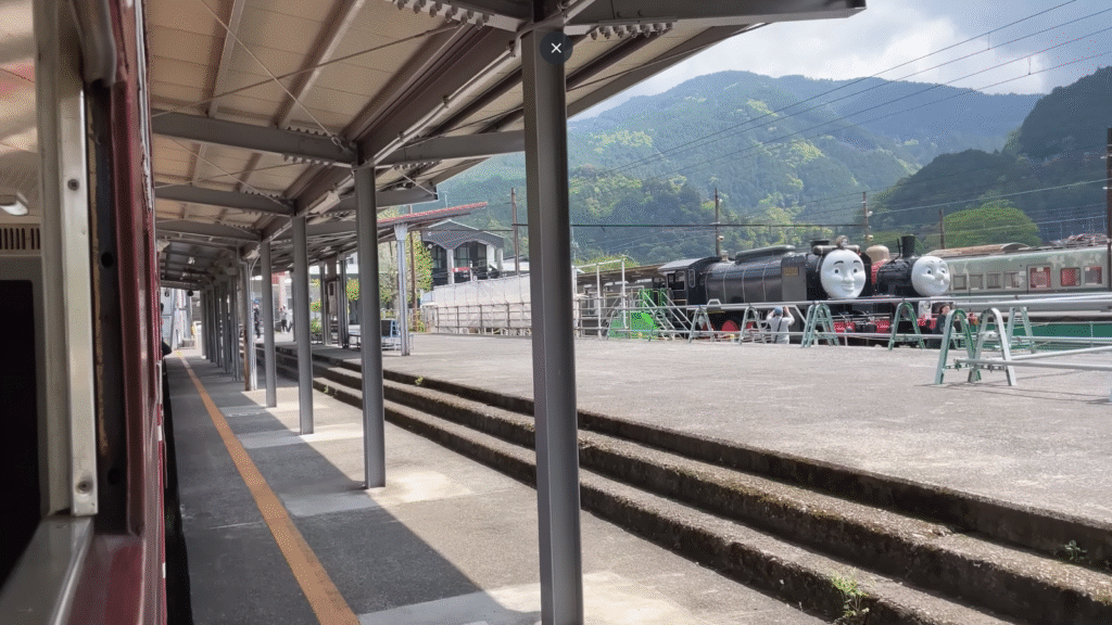 terminus station of the Oigawa Railway