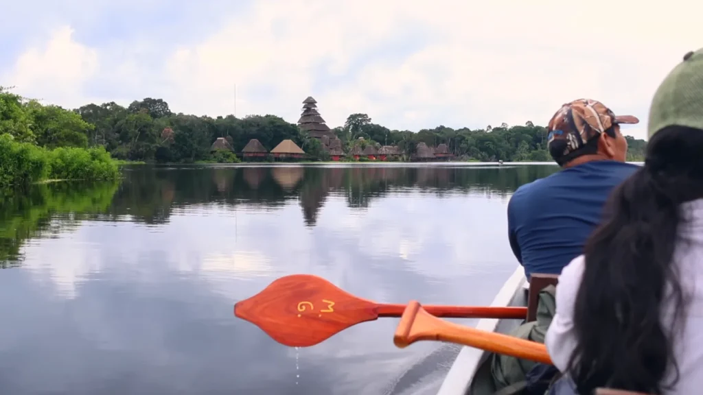 Reaching the main lagoon