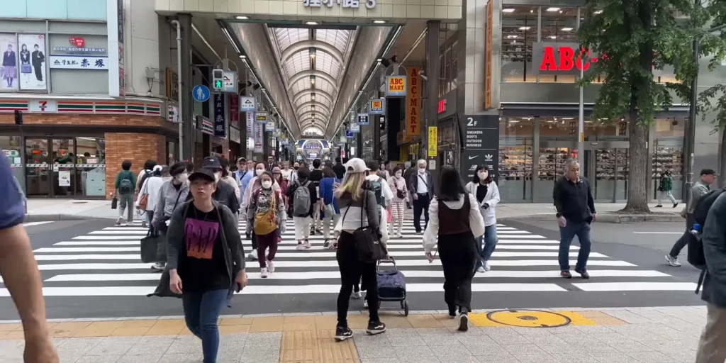 Tanukikoji shopping street