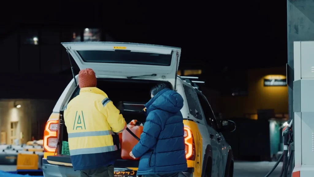 World most northern fule station