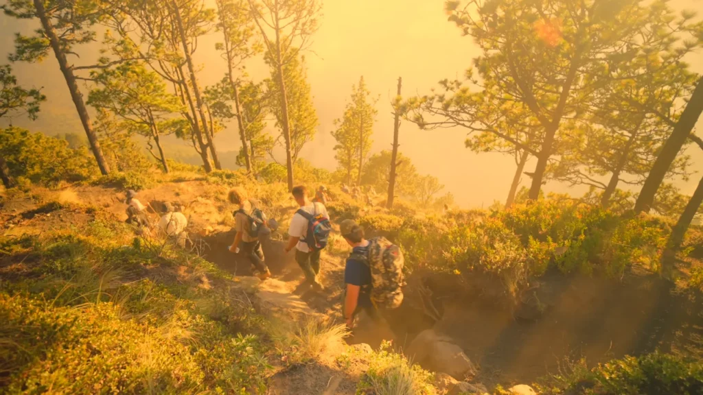 Acatenango hikeing trail