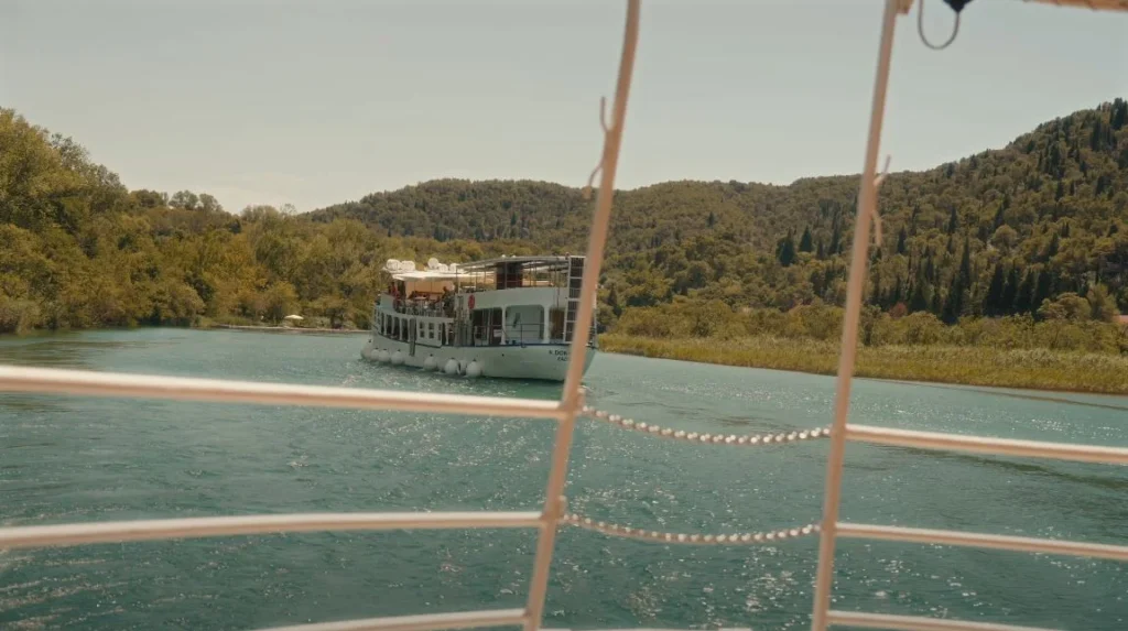 Boat tour on the Krka River