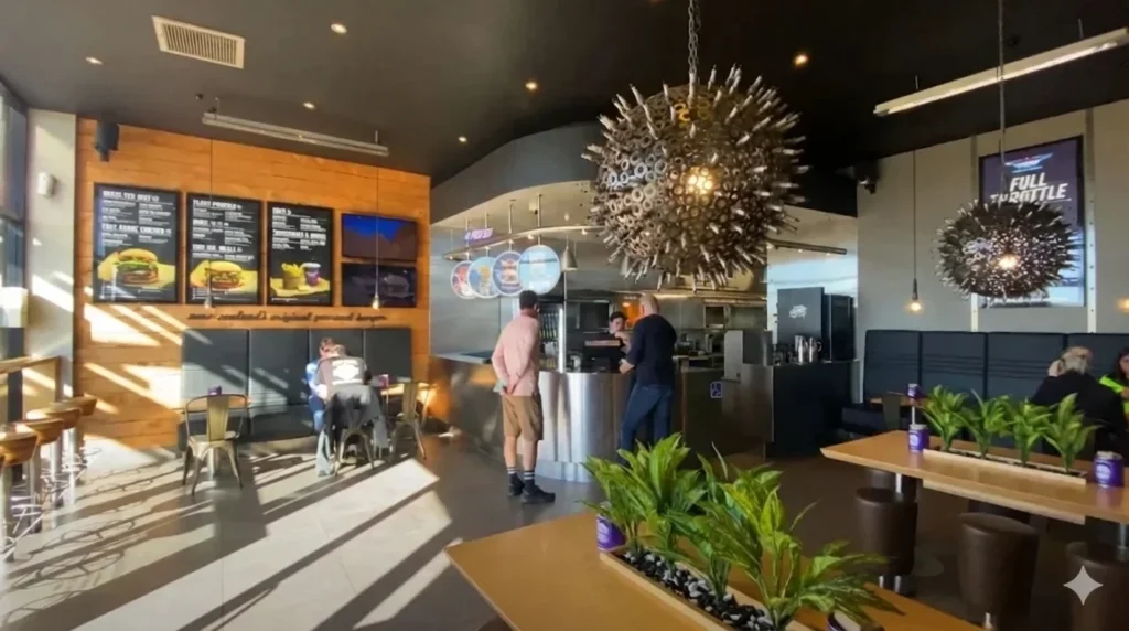 BurgerFuel at Redwood Centre - iconic Kiwi burger chain