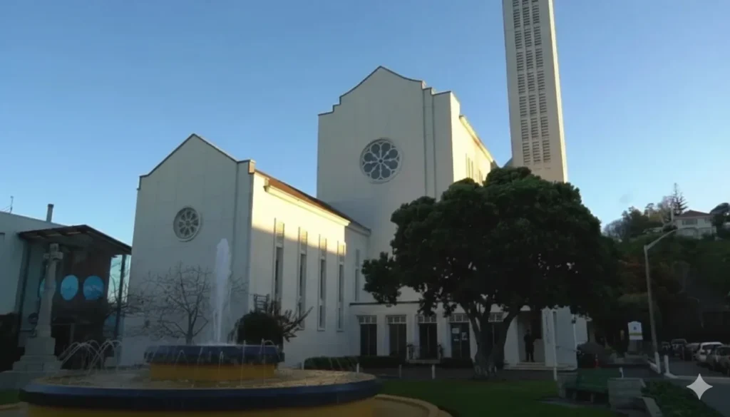 Church in Napier - classic Art Deco architecture