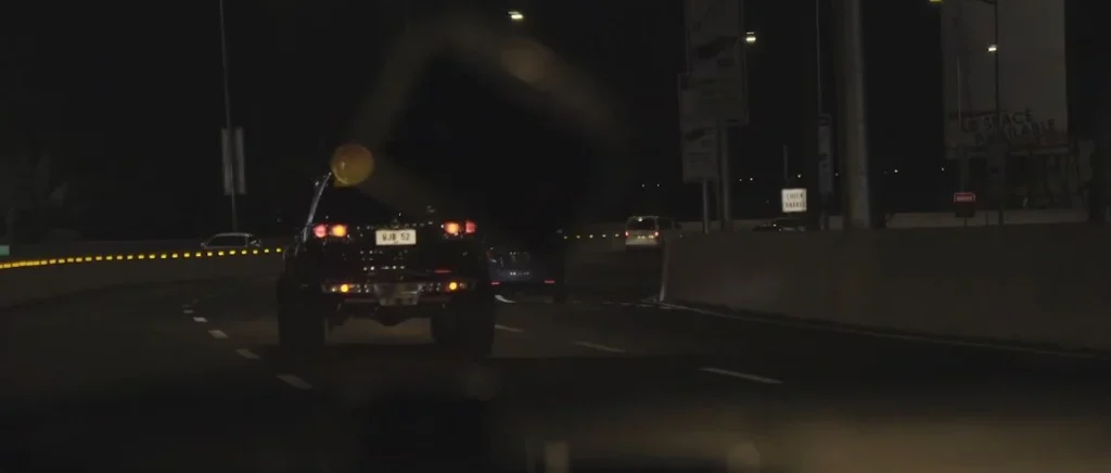 Night travel to hotel