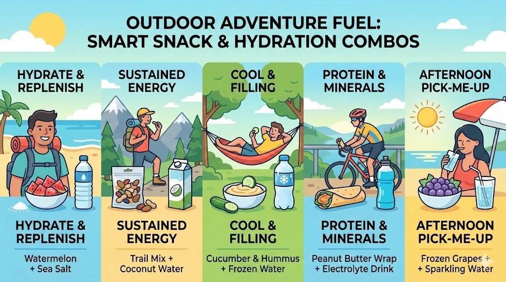 Snacks and Hydration Combos for a Long Day Outdoors