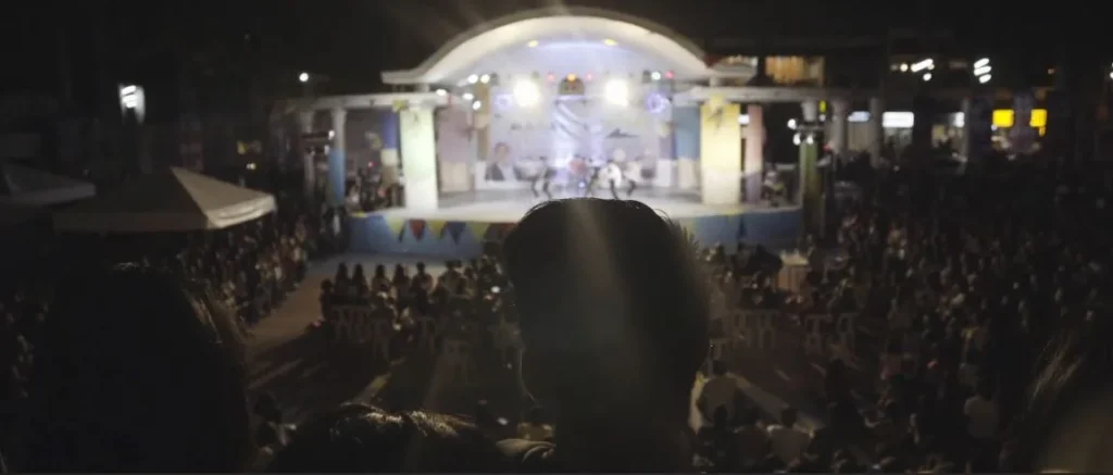 enjoying Filipino culture and entertainment