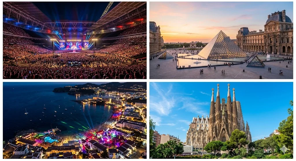 Most Popular Venues in Europe and a Few That Might Surprise You