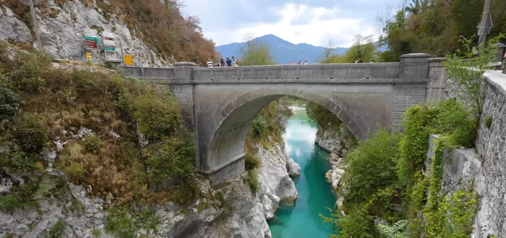 Napoleon's Bridge, stone arch over gorge