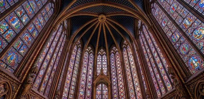 Sainte-Chapelle upper chapel apse