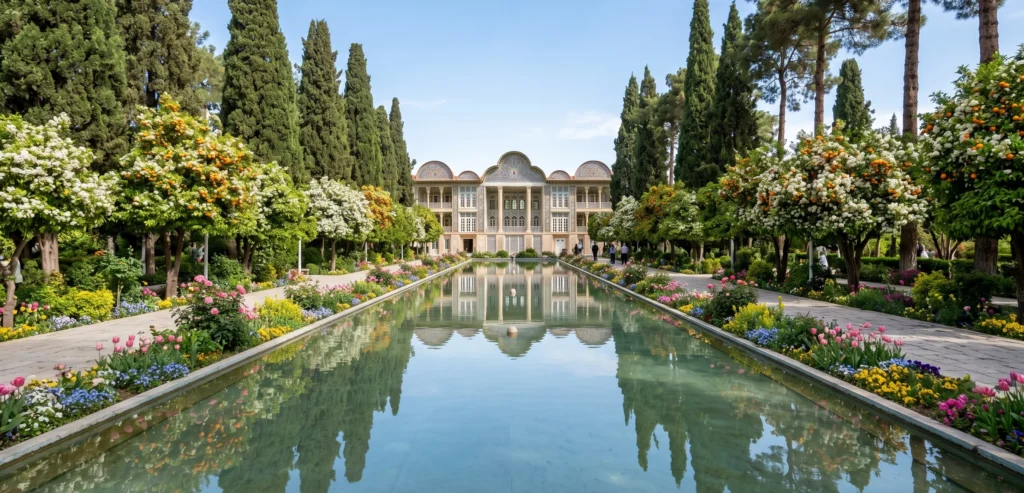 Eram Garden in April