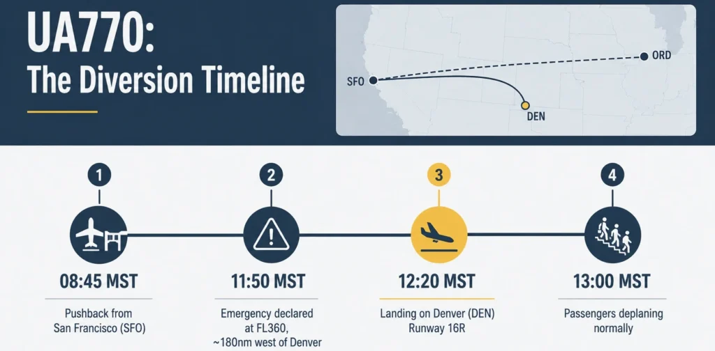 Flight details at a glance