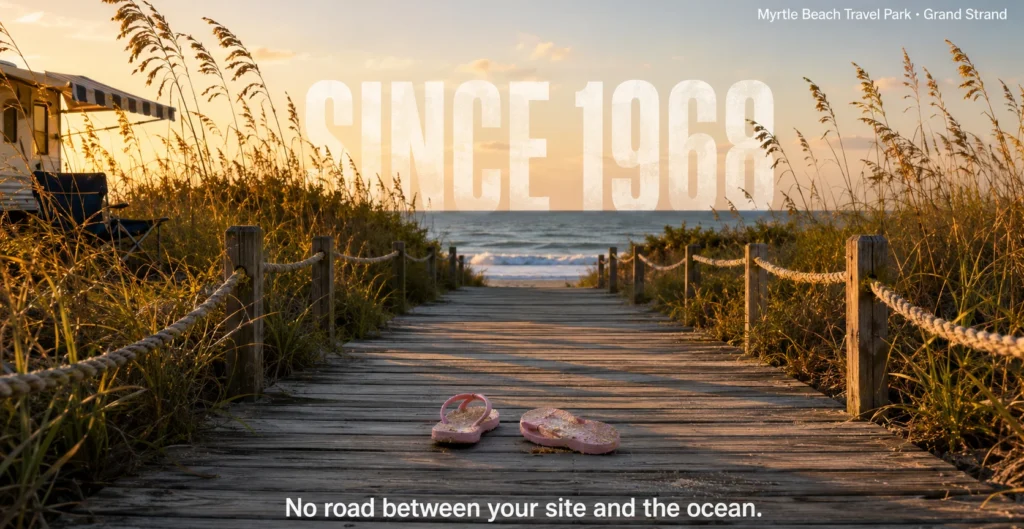 Myrtle Beach Travel Park: Old-School, Family-Run and Right on the Atlantic Since 1968