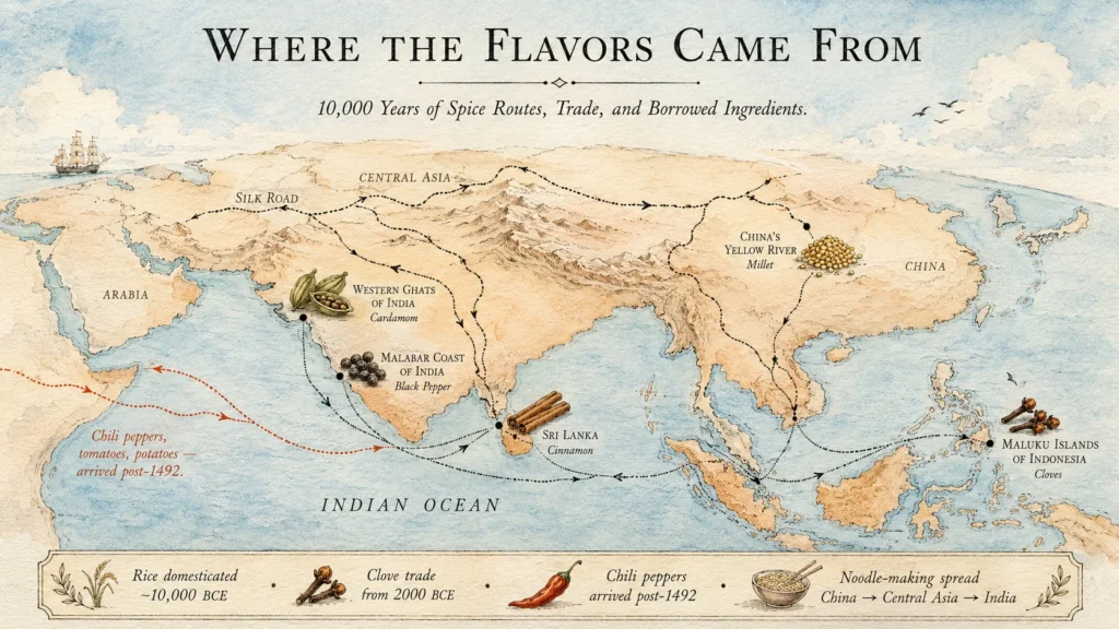Spice Routes and Ancient Grains